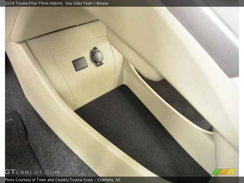 Sea Glass Pearl / Bisque 2014 Toyota Prius Three Hybrid