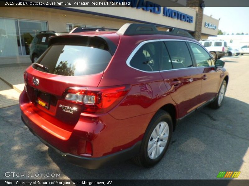 Venetian Red Pearl / Slate Black 2015 Subaru Outback 2.5i Premium