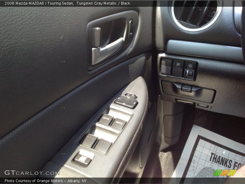 Tungsten Gray Metallic / Black 2008 Mazda MAZDA6 i Touring Sedan