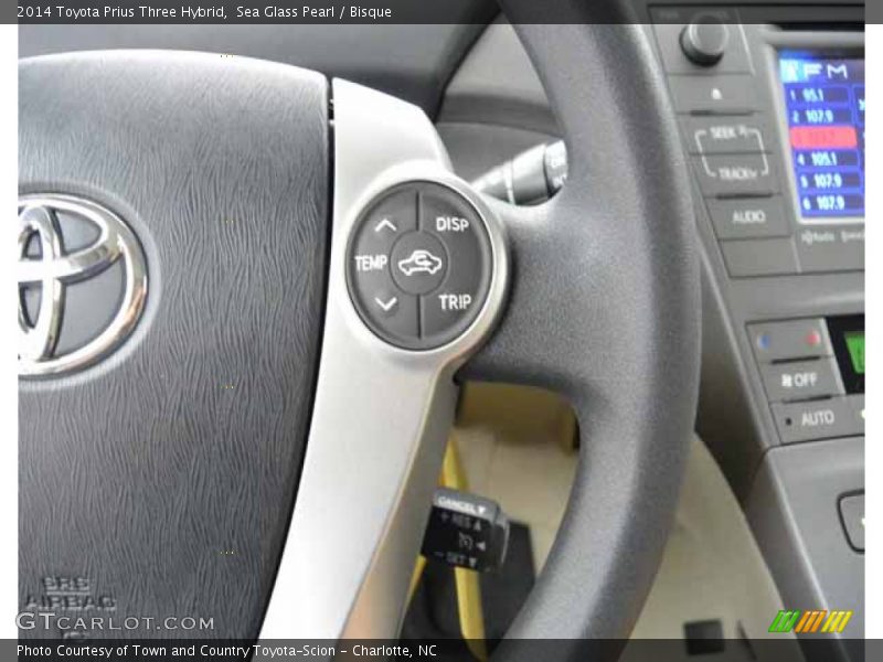 Sea Glass Pearl / Bisque 2014 Toyota Prius Three Hybrid