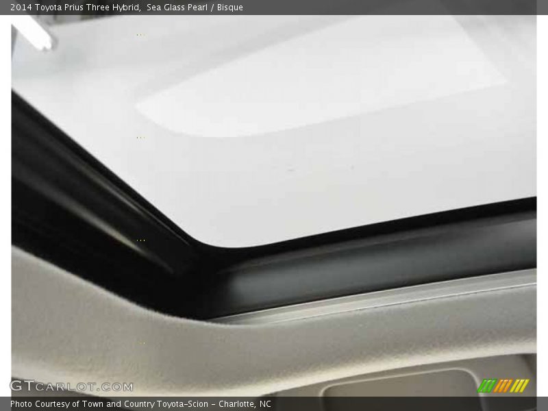 Sea Glass Pearl / Bisque 2014 Toyota Prius Three Hybrid