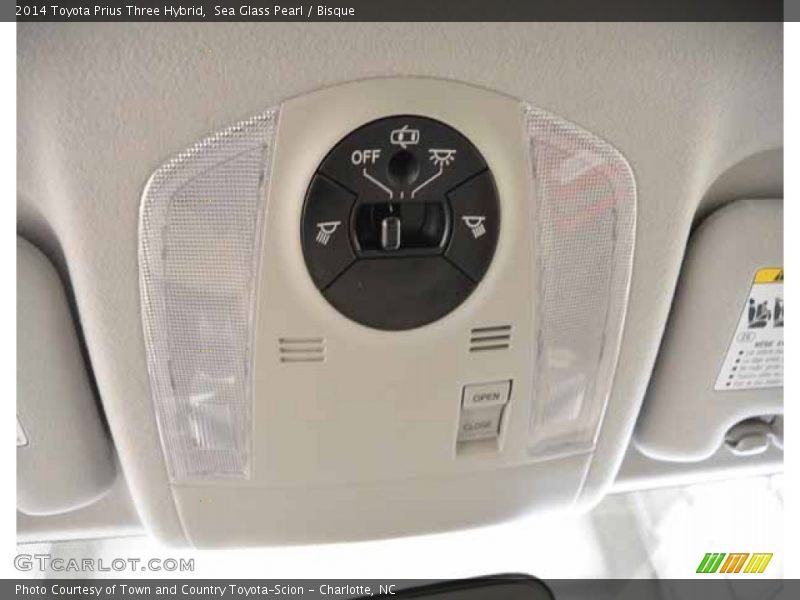 Sea Glass Pearl / Bisque 2014 Toyota Prius Three Hybrid
