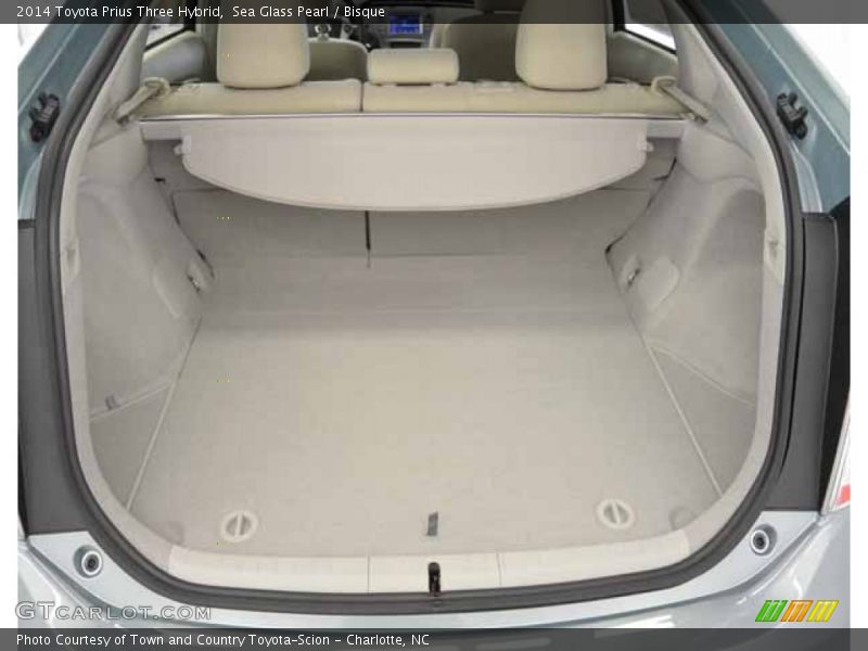 Sea Glass Pearl / Bisque 2014 Toyota Prius Three Hybrid