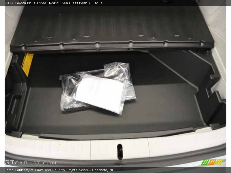 Sea Glass Pearl / Bisque 2014 Toyota Prius Three Hybrid