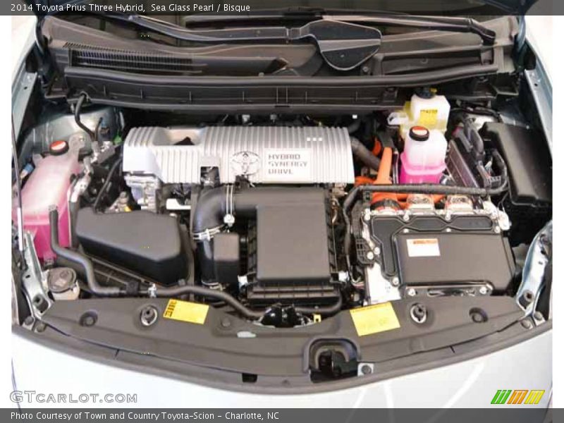 Sea Glass Pearl / Bisque 2014 Toyota Prius Three Hybrid