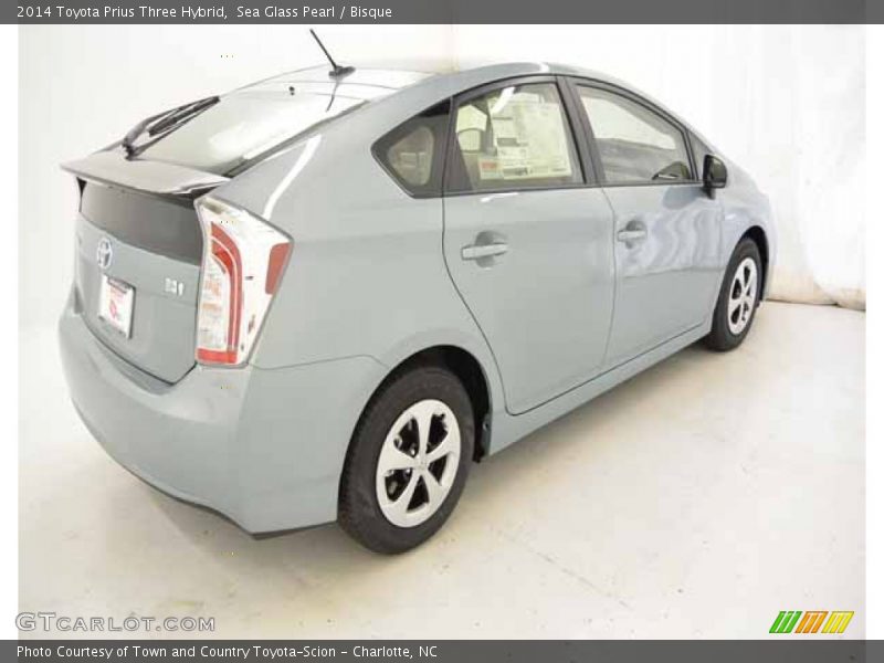 Sea Glass Pearl / Bisque 2014 Toyota Prius Three Hybrid