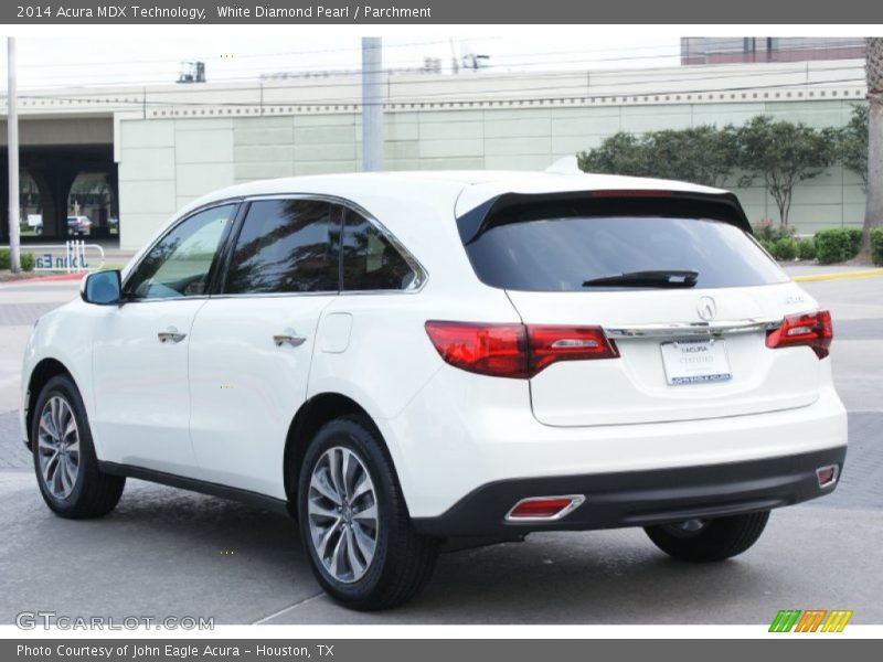 White Diamond Pearl / Parchment 2014 Acura MDX Technology