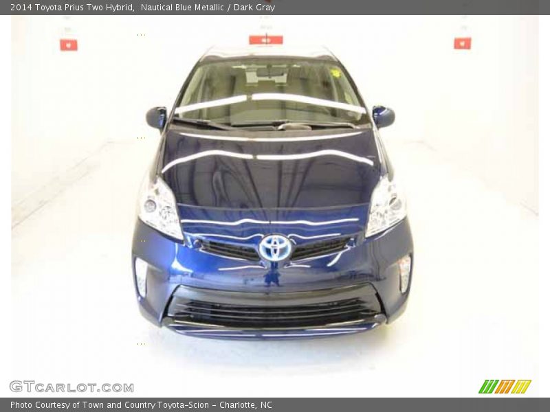 Nautical Blue Metallic / Dark Gray 2014 Toyota Prius Two Hybrid