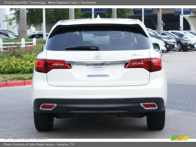 White Diamond Pearl / Parchment 2014 Acura MDX Technology
