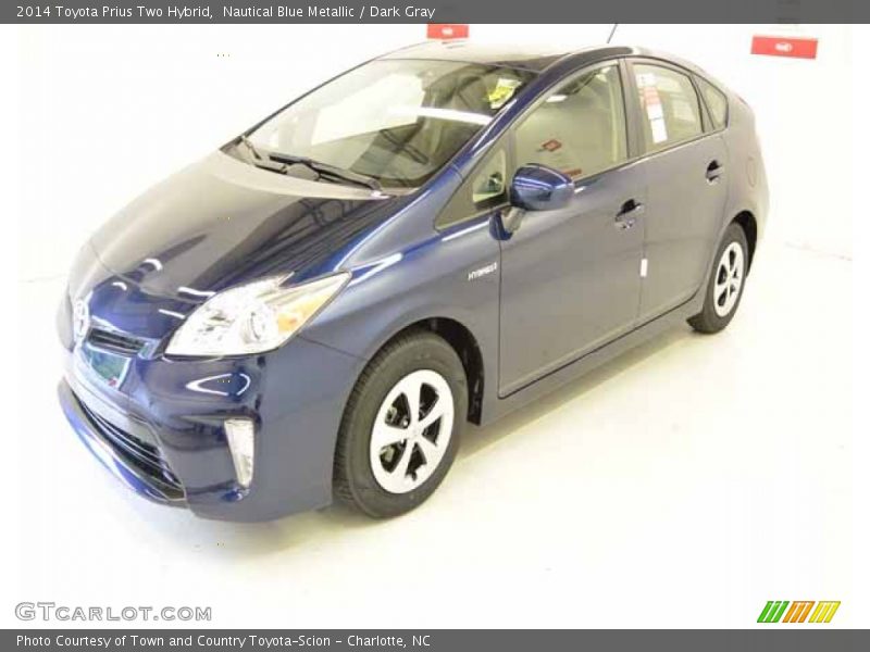 Nautical Blue Metallic / Dark Gray 2014 Toyota Prius Two Hybrid