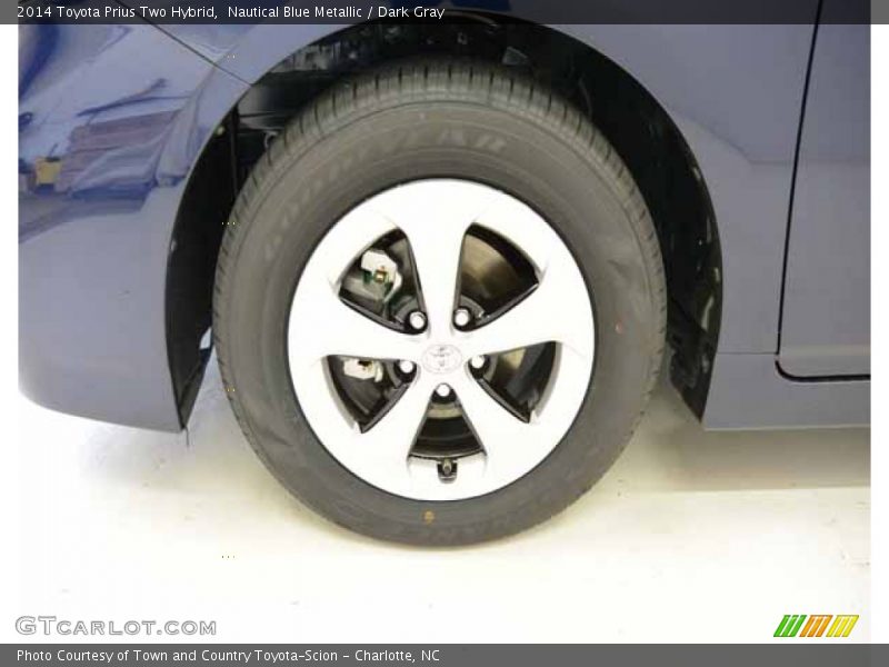 Nautical Blue Metallic / Dark Gray 2014 Toyota Prius Two Hybrid