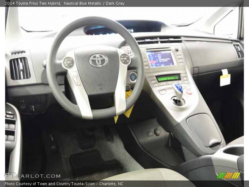 Nautical Blue Metallic / Dark Gray 2014 Toyota Prius Two Hybrid