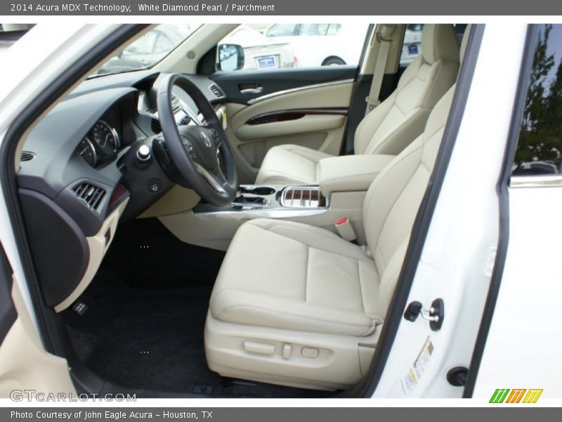 White Diamond Pearl / Parchment 2014 Acura MDX Technology