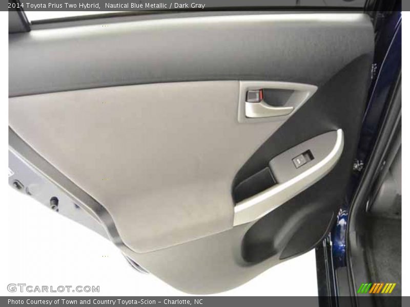 Nautical Blue Metallic / Dark Gray 2014 Toyota Prius Two Hybrid