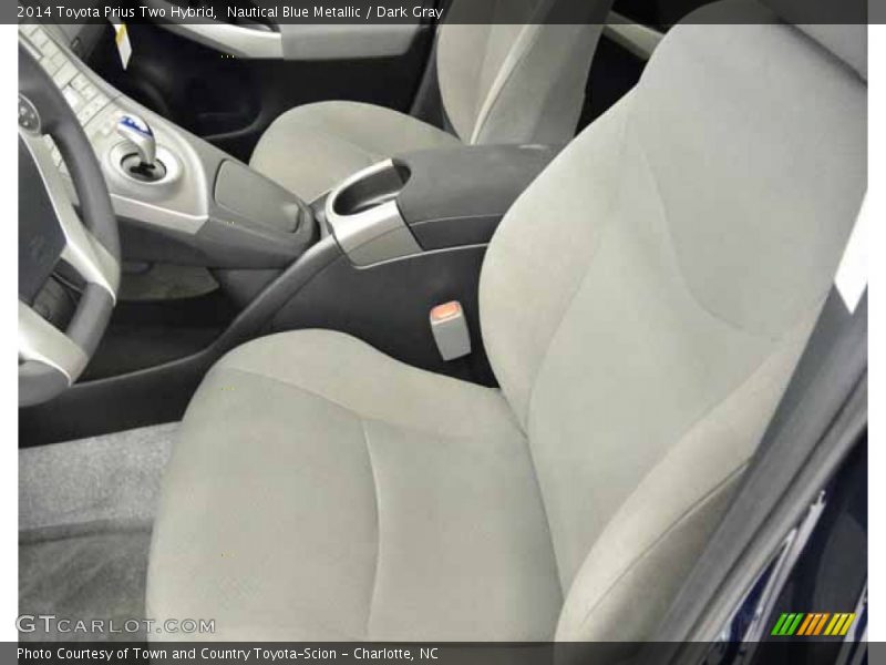 Nautical Blue Metallic / Dark Gray 2014 Toyota Prius Two Hybrid