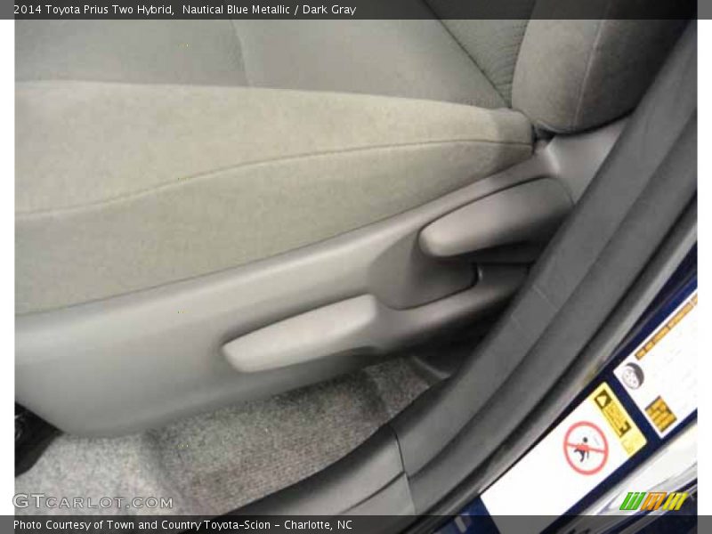 Nautical Blue Metallic / Dark Gray 2014 Toyota Prius Two Hybrid