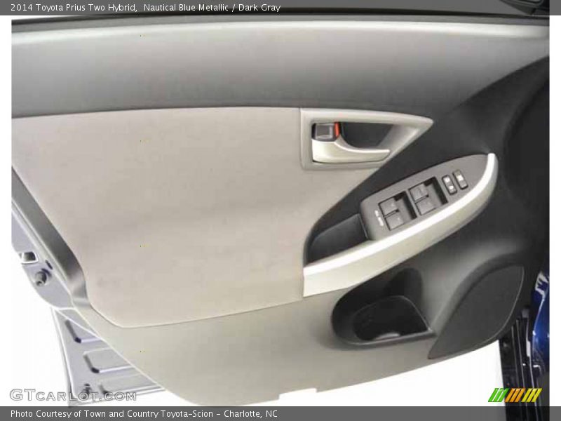 Nautical Blue Metallic / Dark Gray 2014 Toyota Prius Two Hybrid