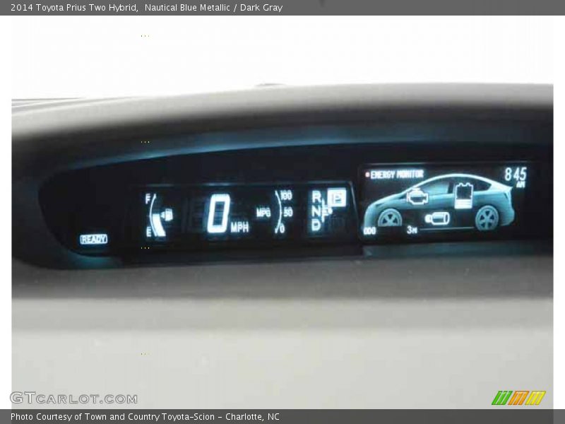 Nautical Blue Metallic / Dark Gray 2014 Toyota Prius Two Hybrid