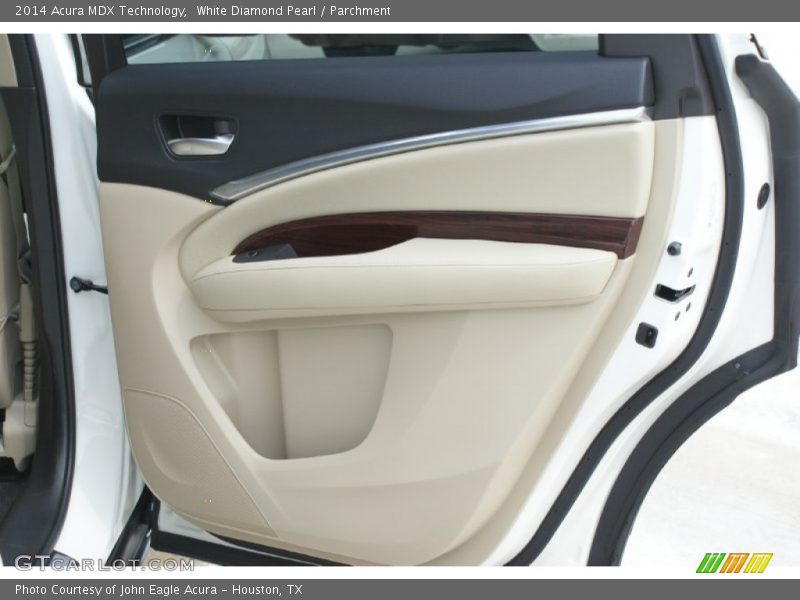 White Diamond Pearl / Parchment 2014 Acura MDX Technology