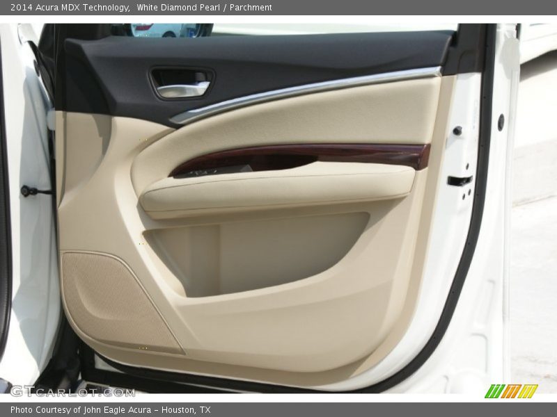 White Diamond Pearl / Parchment 2014 Acura MDX Technology