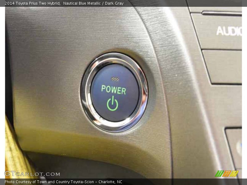 Nautical Blue Metallic / Dark Gray 2014 Toyota Prius Two Hybrid