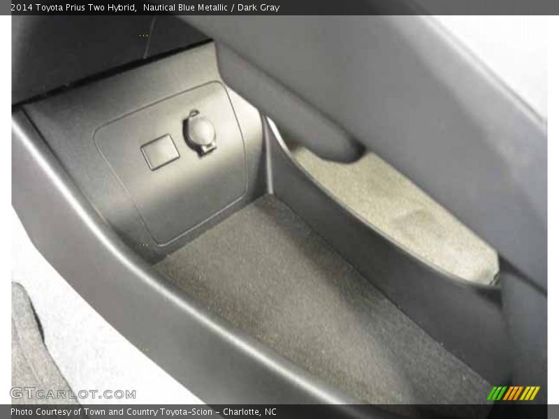 Nautical Blue Metallic / Dark Gray 2014 Toyota Prius Two Hybrid