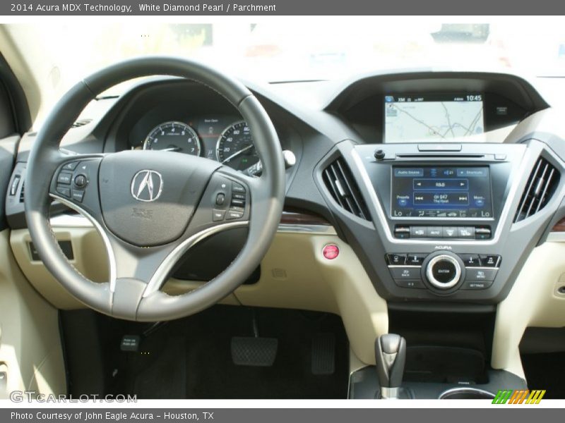 White Diamond Pearl / Parchment 2014 Acura MDX Technology