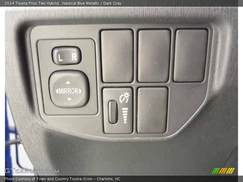 Nautical Blue Metallic / Dark Gray 2014 Toyota Prius Two Hybrid