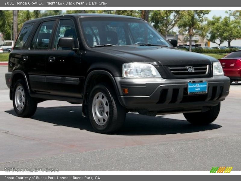 Nighthawk Black Pearl / Dark Gray 2001 Honda CR-V LX