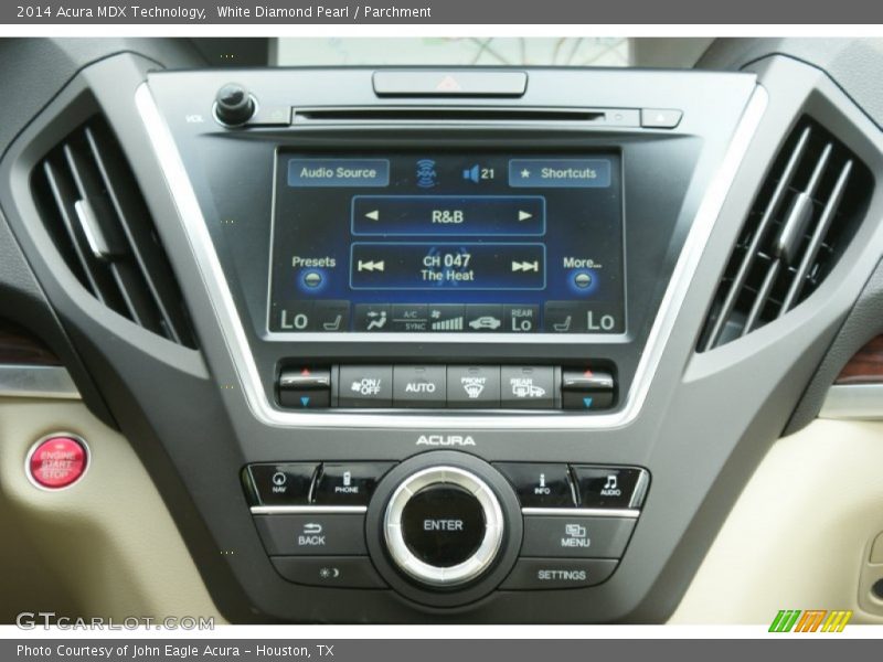 White Diamond Pearl / Parchment 2014 Acura MDX Technology