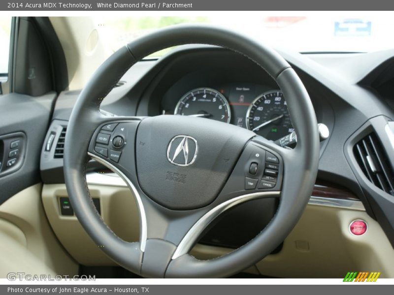 White Diamond Pearl / Parchment 2014 Acura MDX Technology