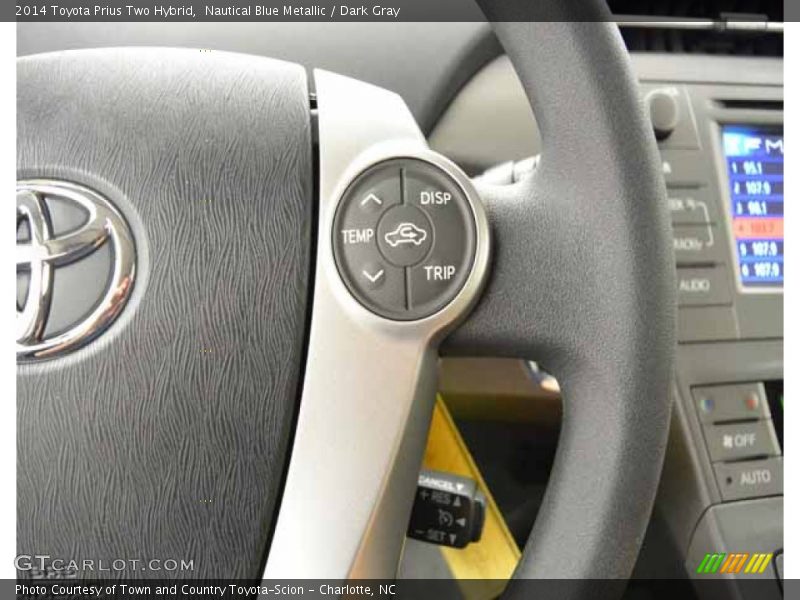 Nautical Blue Metallic / Dark Gray 2014 Toyota Prius Two Hybrid