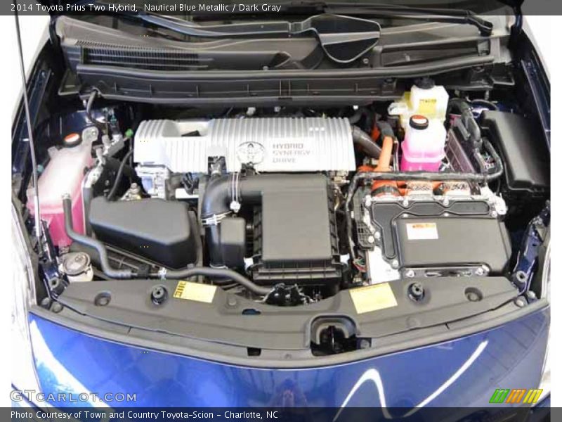 Nautical Blue Metallic / Dark Gray 2014 Toyota Prius Two Hybrid
