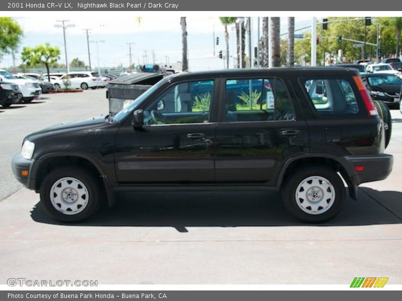 Nighthawk Black Pearl / Dark Gray 2001 Honda CR-V LX