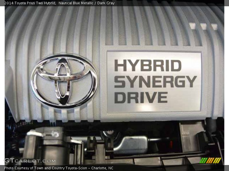 Nautical Blue Metallic / Dark Gray 2014 Toyota Prius Two Hybrid