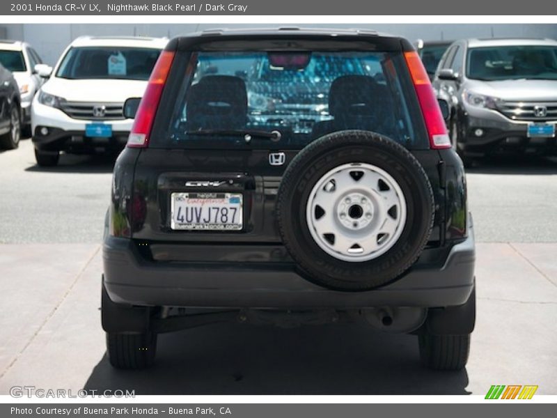 Nighthawk Black Pearl / Dark Gray 2001 Honda CR-V LX
