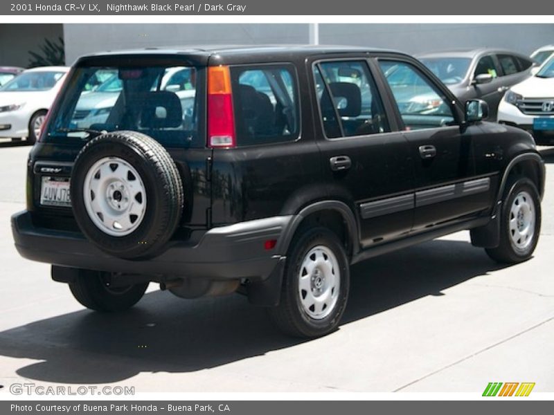 Nighthawk Black Pearl / Dark Gray 2001 Honda CR-V LX