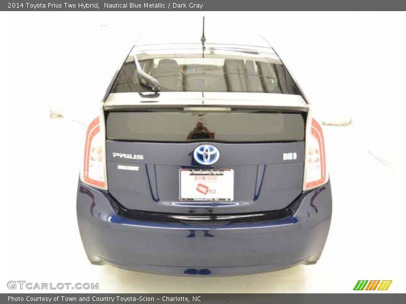 Nautical Blue Metallic / Dark Gray 2014 Toyota Prius Two Hybrid