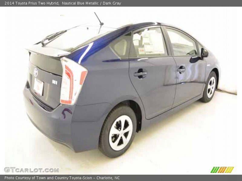 Nautical Blue Metallic / Dark Gray 2014 Toyota Prius Two Hybrid