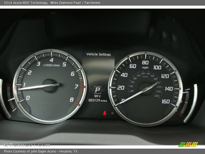 White Diamond Pearl / Parchment 2014 Acura MDX Technology