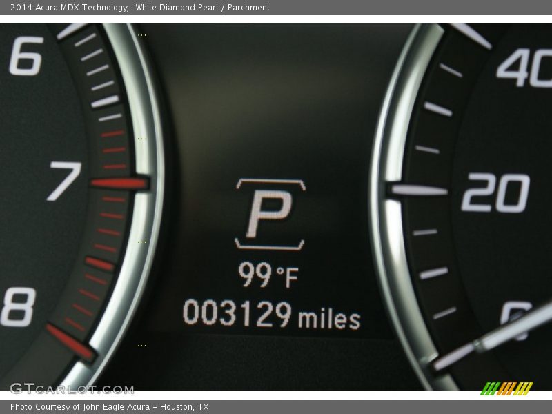 White Diamond Pearl / Parchment 2014 Acura MDX Technology