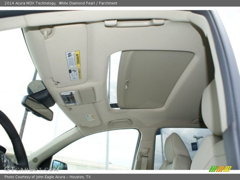 White Diamond Pearl / Parchment 2014 Acura MDX Technology