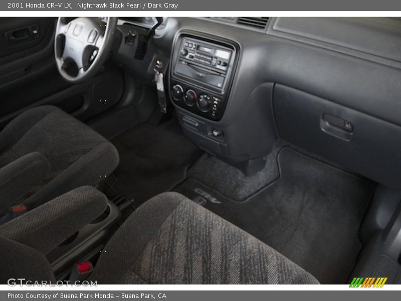Nighthawk Black Pearl / Dark Gray 2001 Honda CR-V LX