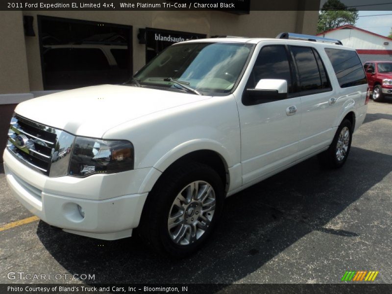 White Platinum Tri-Coat / Charcoal Black 2011 Ford Expedition EL Limited 4x4