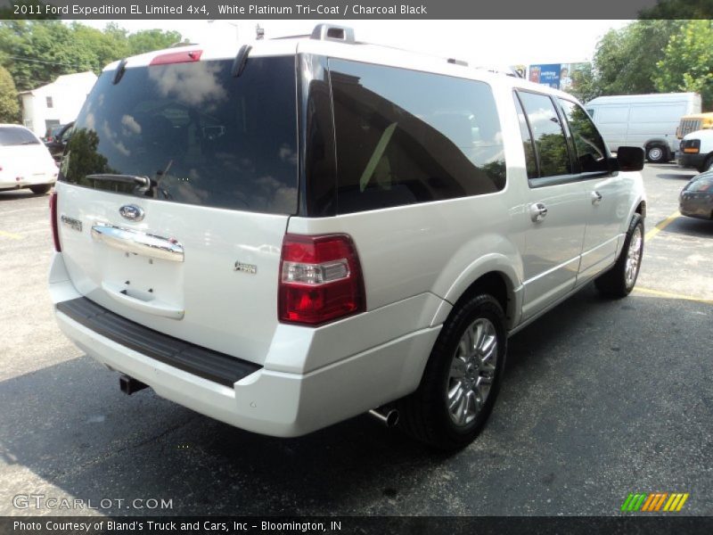 White Platinum Tri-Coat / Charcoal Black 2011 Ford Expedition EL Limited 4x4