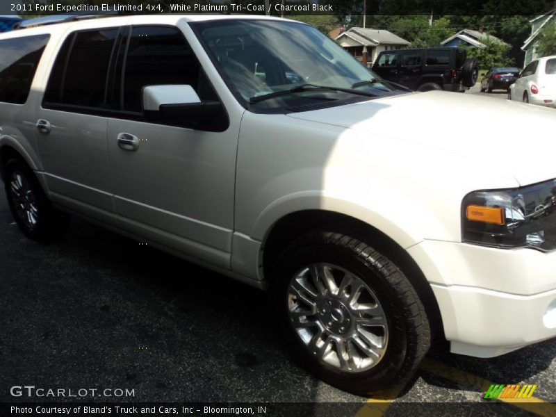 White Platinum Tri-Coat / Charcoal Black 2011 Ford Expedition EL Limited 4x4