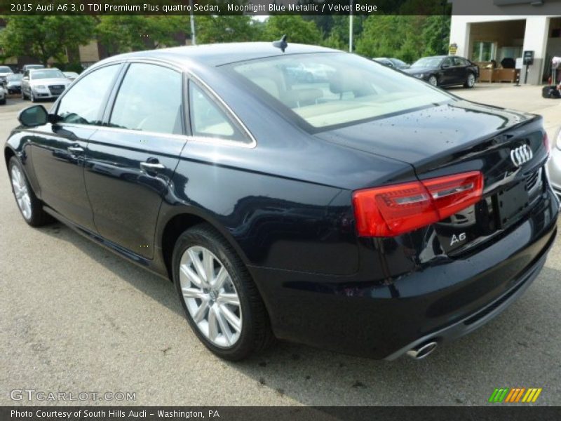 Moonlight Blue Metallic / Velvet Beige 2015 Audi A6 3.0 TDI Premium Plus quattro Sedan