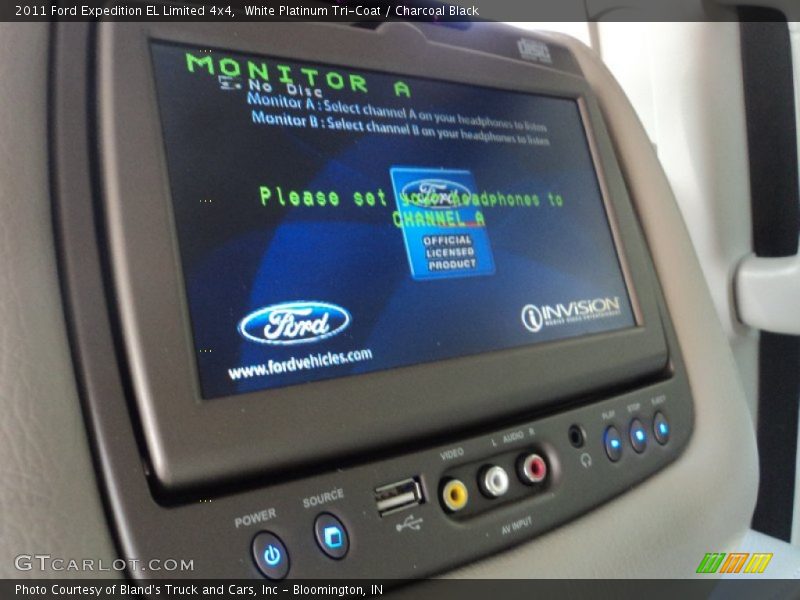 White Platinum Tri-Coat / Charcoal Black 2011 Ford Expedition EL Limited 4x4