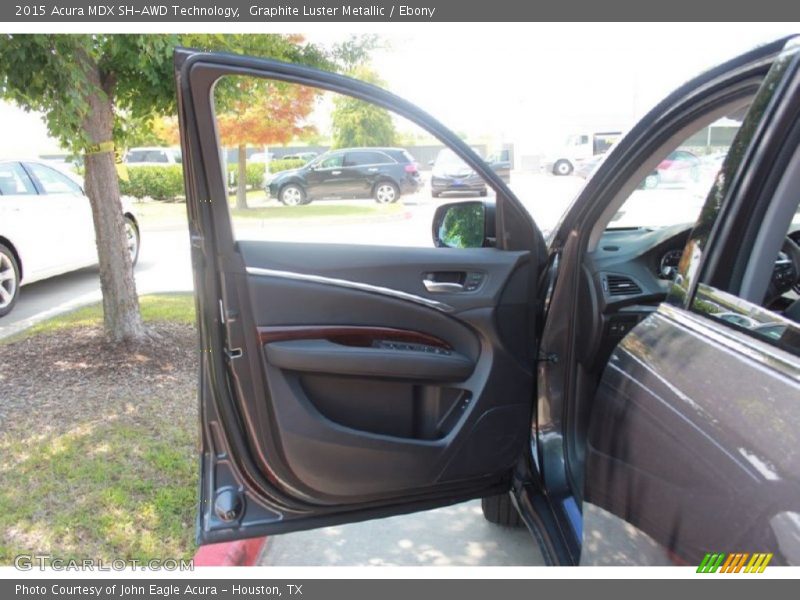 Graphite Luster Metallic / Ebony 2015 Acura MDX SH-AWD Technology