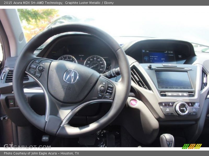 Graphite Luster Metallic / Ebony 2015 Acura MDX SH-AWD Technology